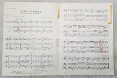 Can Can Polka (Only) – Concert Proram No.1 – Vintage Sheet Music – Piano, Acc.