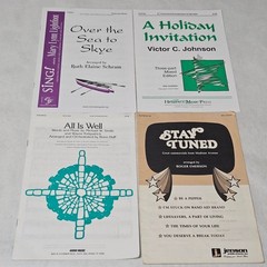 Chorale Sheet Music Lot of 44 Many Religious Some Show Tunes and more
