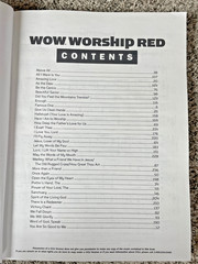 WOW Worship Song Books, Lot of 5, Purple Red Blue Orange Green, Paperbacks