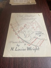 Sheet Music THE ROLLER COASTER Piano Solo by N. LOUISE WRIGHT ©1953
