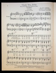1929 Fox Movietone Follies w/ Lola Lane Sharon Lynn Movie Tie-in Sheet Music