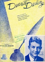 Dearest Darling, Johnny Long, 1945, Vintage Sheet Music