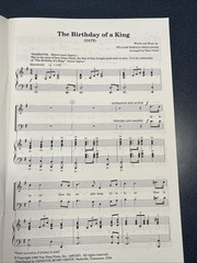 Lot Of 10 Choral Music Books “Birthday Of A King” Christmas Cantata