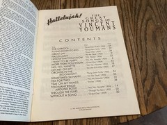 1987 Hallelujah Great Songs Vincent Youmans Sheet Song Book W/Biography & Photo