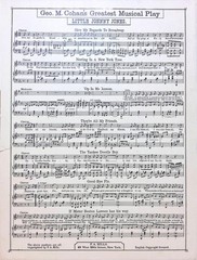 The Yankee Doodle Boy Sheet Music Little Johnny Jones 1904 Musical George Cohan