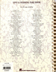Love & Wedding Fake Book – Hal Leonard – Piano / Guitar / C Instruments / Vocal
