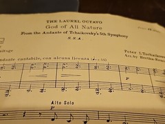 Vintage Sheet Music -God of All Nature – Laurel Octavo 1914 C.C. Birchard & Co