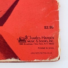 Charles Hansen Elvis Presley Sheet Music Songbook Red Paper VTG 1978