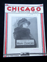 Chicago That Todd&rsquo;ling Town 1922 Sheet Music Mary Duncan Only 1 on Ebay