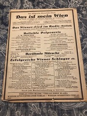 1927 Lindermann German Drinking Song Sheet (Trink Trink Bruderlein Trink)
