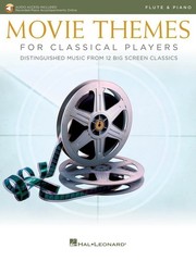 Movie Themes for Classical Players Flute Solo & Piano Sheet Music Book & Audio