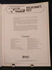 EZ PlayToday Broadways Best Organ Piano Keyboard Sheet Music 1976 M15