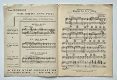 Thanks For Everything Tony Martin 1938 Vintage Sheet Music Piano Gordon Revel