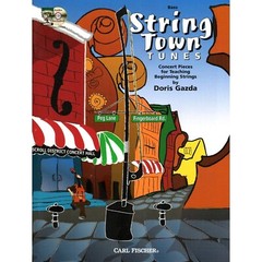 STRING TOWN TUNES MUSIC BOOK/CD FOR STRING BASS 12 SELECTIONS METHOD NEW ON SALE