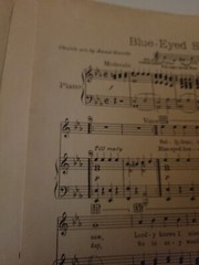 Vintage Sheet Music Blue-Eyed Sally 1924 Voice Piano Ukulele Henry Waterson S248