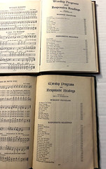 2 Service Songs Hymn Books The Rodeheaver Hallmack Co. Hardcover 1929 1934