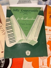 Sheet Music Lot 8 Piano Accordion 1919 – 1939 Polka Waltz Hits Songs Vtg Antique