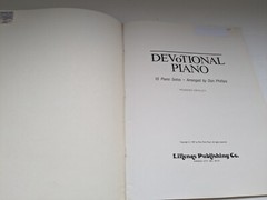 Devotional Piano arranged by Don Phillips – Songbook 1987