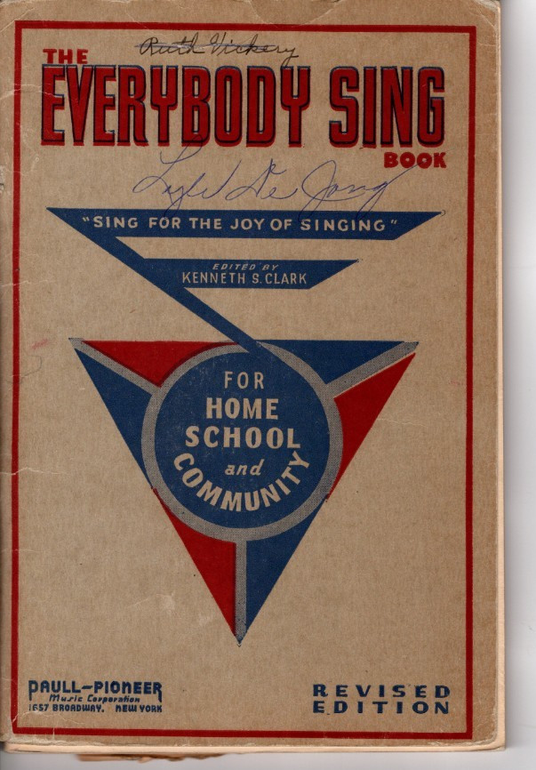 Everybody Sing Book 128 Pages 1935 Edited By Kenneth S. Clark