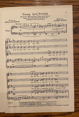 Young And Foolish Chappell&rsquo;s Vocal Library Part Songs Three Female Voices 1955