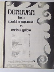 Donovan 1968 From Sunshine Superman to Mellow Yellow Sheet Music Book VTG Photos
