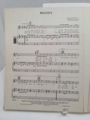 Mandy Barry Manilow Sheet Music Piano Voice Guitar 70s Pop Easy Listening F4AD