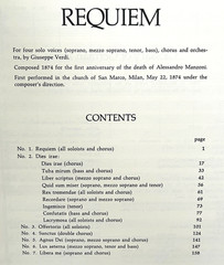 Giuseppe Verdi Requiem Full Score Choral Music Book SATB & Instruments
