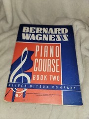 Bernard Wagness Piano Course Instruction Book Two Certificate Intact