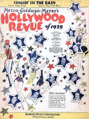 Singin In The Rain Sheet Music Hollywood Revue Of 1929 Cliff Edwards Jack Benny