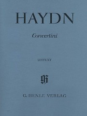 Haydn Concertini Piano with 2 Violins Cello Henle Urtext Sheet Music Book