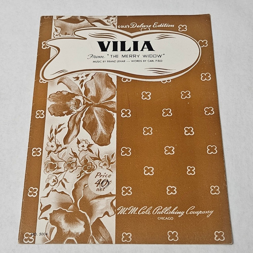Vilia from The Merry Widow Cole&rsquo;s Deluxe Edition by Franz Lehar and Carl Field