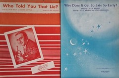 Lot of 40 Vintage 1940s Sheet Music Pieces All G or VG Pkg 1