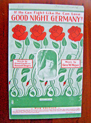 Sheet Music 1918-If He Can Fight Like He Can Love (Good Night Germany) War size