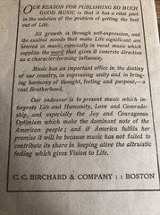 Twice 55 Community Songs I hear America Singing 1919 C C Birchard & Co Boston