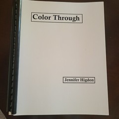 Jennifer Higdon: Color Through for Violin, Cello, Piano; Score and Parts
