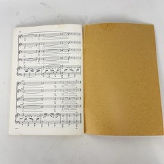 H. T. FitzSimons Fauré Requiem Vocal Score Piano Chorus Sheet Music Vtg Tan