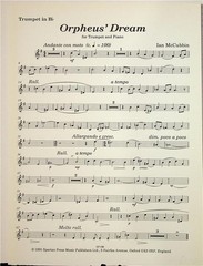 Orpheus&rsquo; dream Bb Clarinet; Alto Saxophone; Trumpet in Bb Violin & Piano