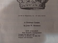 Born A King John Peterson Choral Choir Book SATB Singspiration Sheet Music Book
