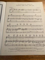 Vtg 1940s Glenn Miller Orchestra Wives Sheet Music – Kalamazoo