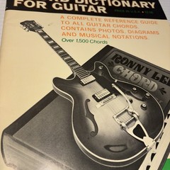 Vintage 1967 Guitar Chord Dictionary Ronny Lee Beacon Music Co Ridgefield NJ USA