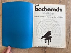 BURT BACHARACH ANTHOLOGY Songbook 1970 Sheet Music Big 3 Vintage