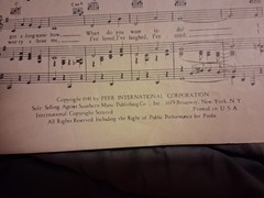 Lot 12 Vintage Sheet Music 1930&rsquo;s – 1940&rsquo;s.