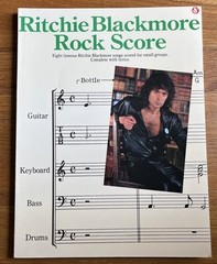 Amsco Publications Richie Blackmore Rock Scene Songbook (1987)