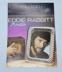 You And I Eddie Rabbitt Crystal Gayle Radio Romance Guitar Piano 1982 Vintage