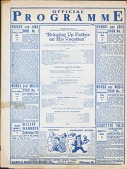 Bringing Up Father 1922 Songster Gus Hill COMIC THEATRE PROGRAM Sheet Music!