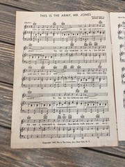 Army Hit Kit Of Popular Songs 1943 Folio P/V/G Irving Berlin