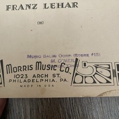 The Merry Widow Waltz 1933 Franz Lehar Piano Solo Unexcelled Edition