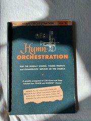 Hymn Orchestration Book B VTG 1953 Lillenas Spiral Bound