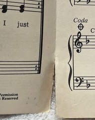 RAINDROPS KEEP FALLIN&rsquo; ON MY HEAD, BRIMHALL PIANO VINTAGE 1969 SHEET MUSIC