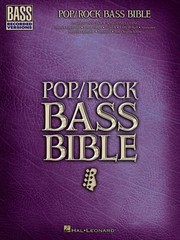 Pop Rock Bass Bible Sheet Music Bass Recorded Versions NEW 000690747